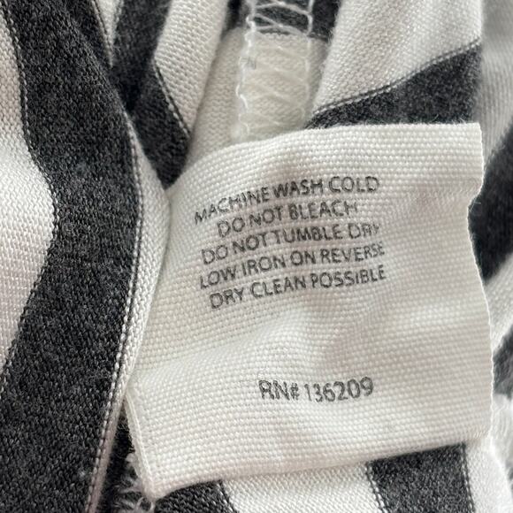 Hatch Maternity Gray Striped The Perfect Long Sleeve Boat Neck Tee - Picture 11 of 12